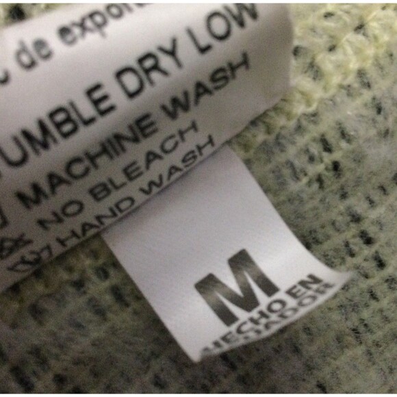 Vintage Tejidos Brown Aztec Southwest Hoodie Tribal Ecuador Zip Sweater Jacket M - Picture 11 of 12